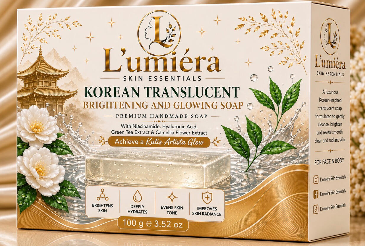 Korean Translucent Brightening and Glowing Soap