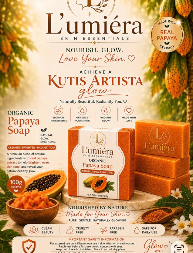Organic Papaya Soap