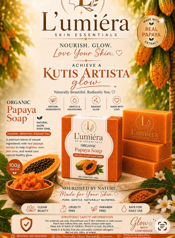 Organic papaya soap