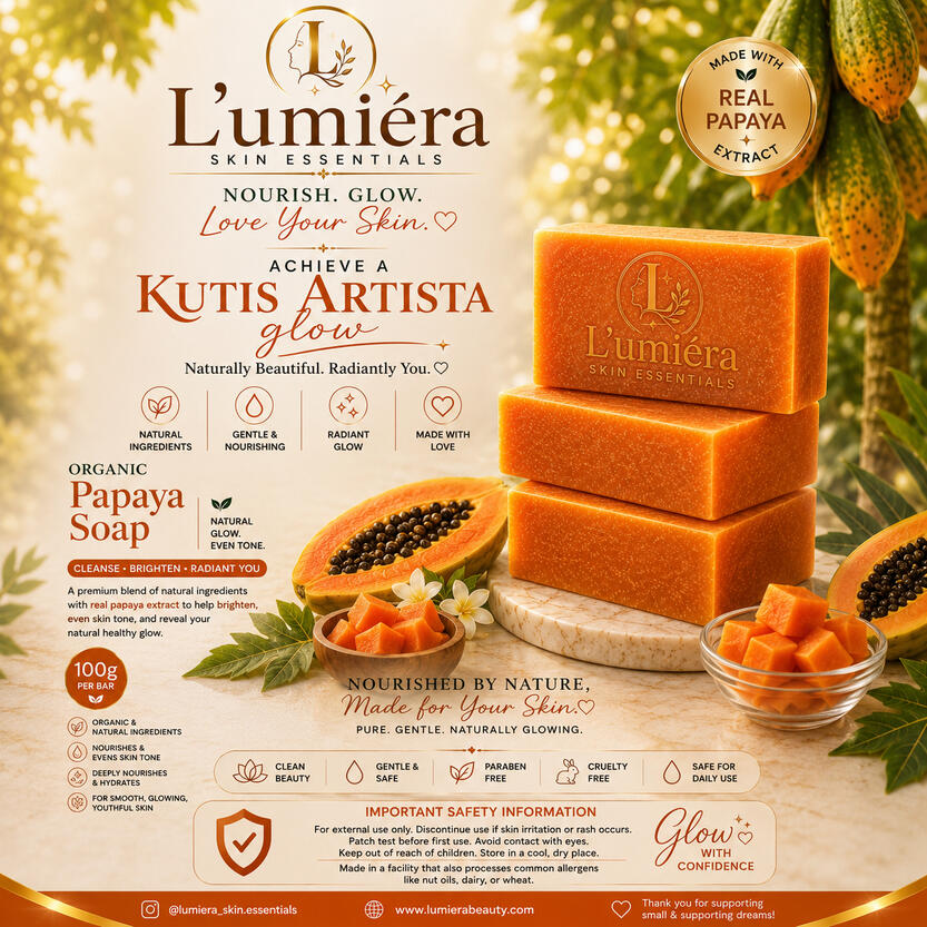 Organic papaya soap Organic papaya soap