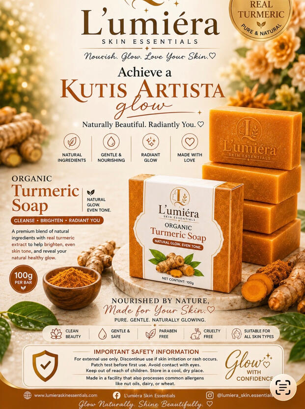 HANDMADE TURMERIC ESSENTIAL OIL SOAL