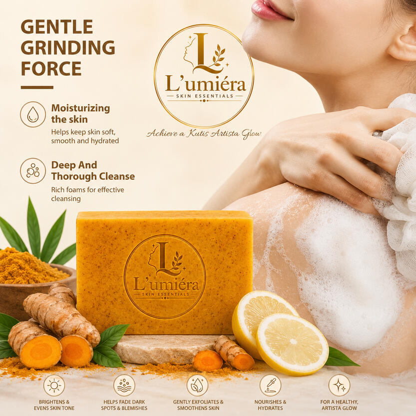 HANDMADE TURMERIC ESSENTIAL OIL SOAP HANDMADE TURMERIC ESSENTIAL OIL SOAP