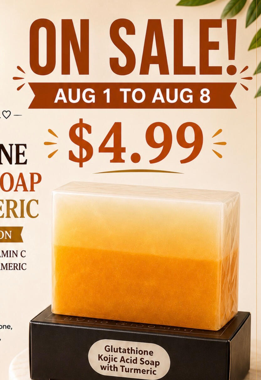 Handmade Glutathione Kojic Acid Soap 100g